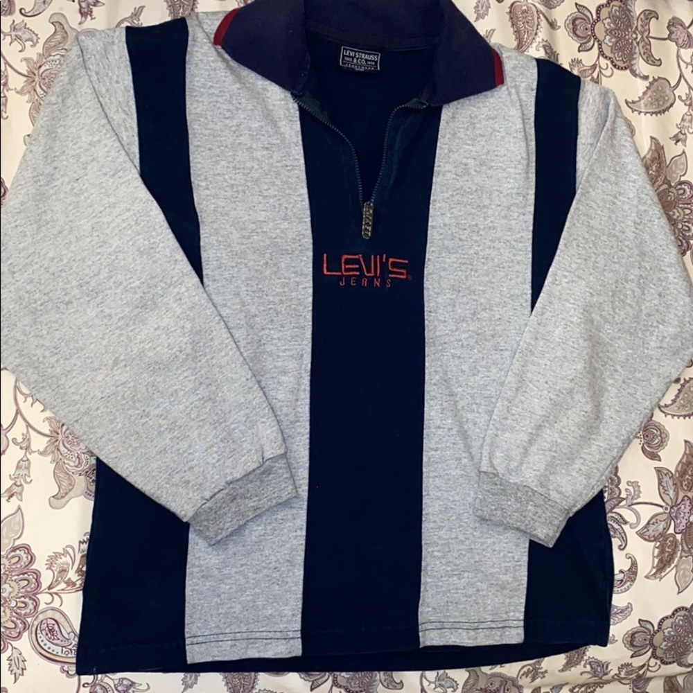 Levi’s vintage long-sleeve collared half zip